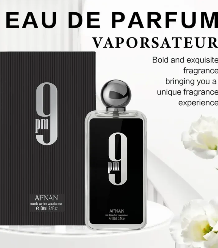 Afnan 9PM Men's cologne spray 100ml Men's cologne perfume travel clothes perfume spray high-end long-lasting perfume gift