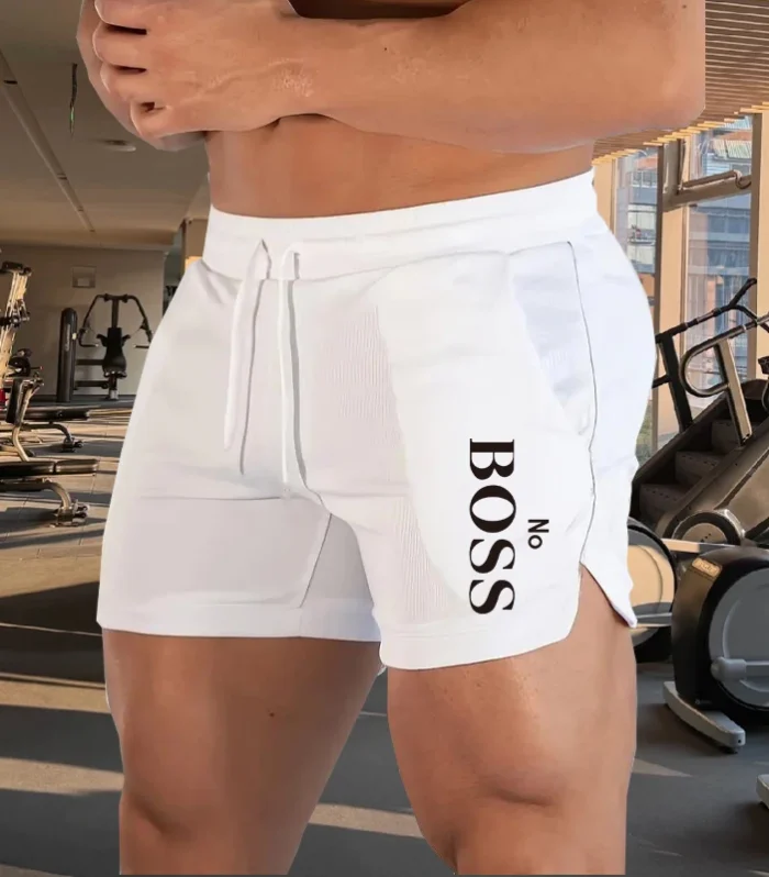 2025 New Mens Cargo Shorts Knee Pants Summer Cotton Shorts Climbing Jogger Elastic Waist Sports Wear