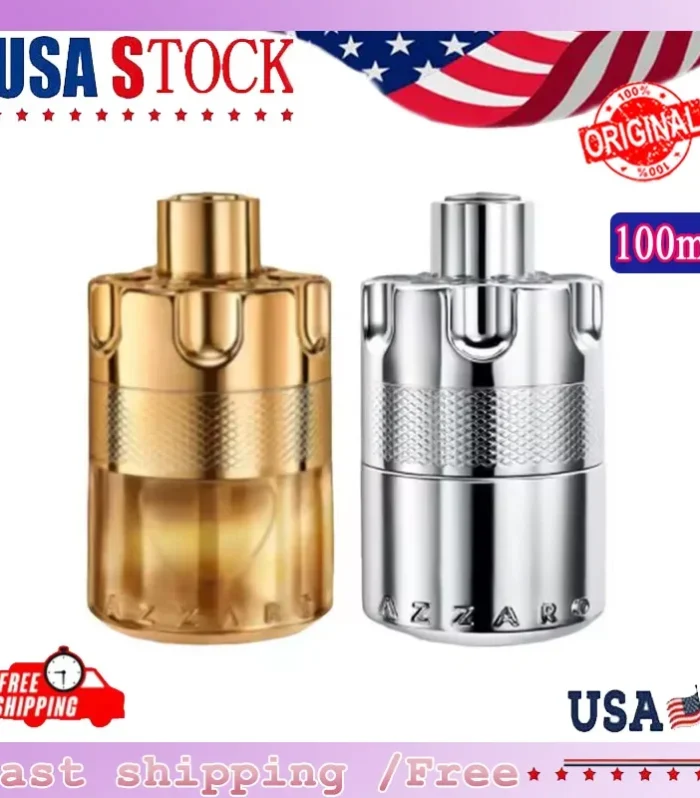 100ML For Azzaro The Most Wanted Parfum Charm Eau De Parfum Intense Spicy Woody Seductive Fragrance Date Lasting Perfume