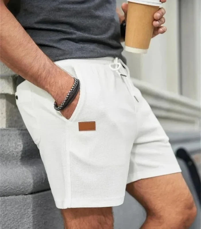 2024 Summer Men Casual shorts sport Shorts pure color Breathable outdoors jogging Fitness training short pants Men's sweatpants