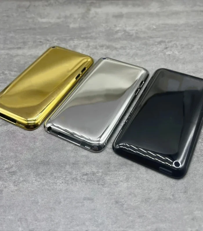 Silver Color Repair Metal Back Housing Case Black Frame Bracket for iPod Touch 4th 4G 8GB 16GB 32GB 64GB