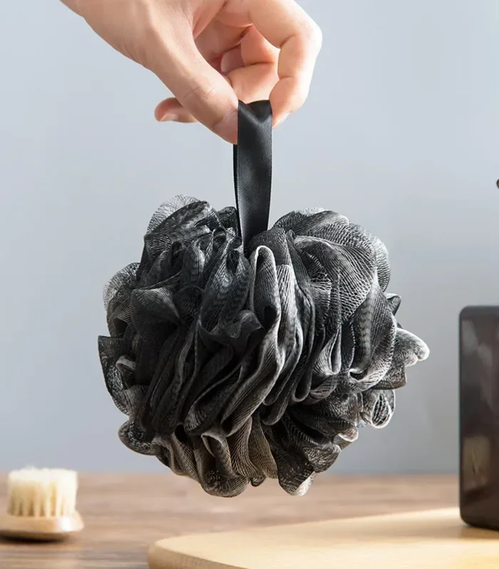 Shower Mesh Sponge Bath Puffs Bubble Ball Loofah Body Exfoliating Brush Soft Cleaner Skin Scrub Back Brush Bathroom Supplies