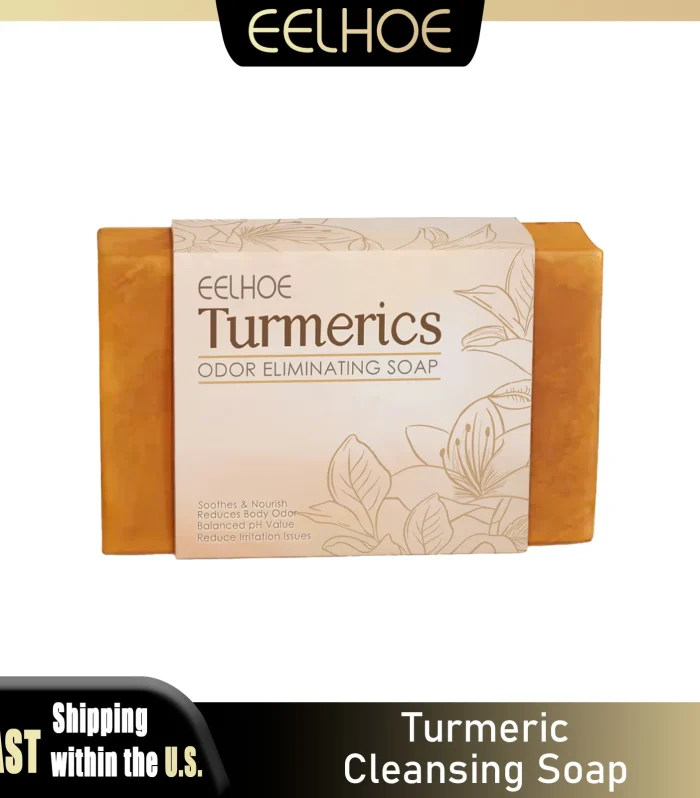 EELHOE Turmeric Soap Anti-acne Deep Cleansing Nourishing Skin Remove Odor Brightening Body Care Soap For All Kinds Of Skin