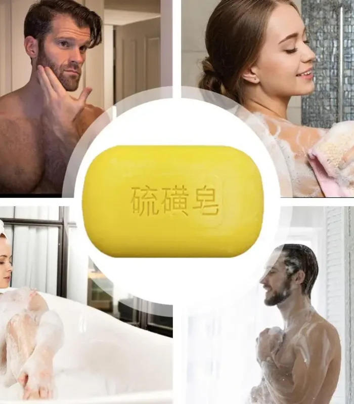 Cleaner Bar Soap Body Soap Bar Shanghai Sulfur Soap bar Natural Facial Cleanser Soap face washing bathing and foot washing soap