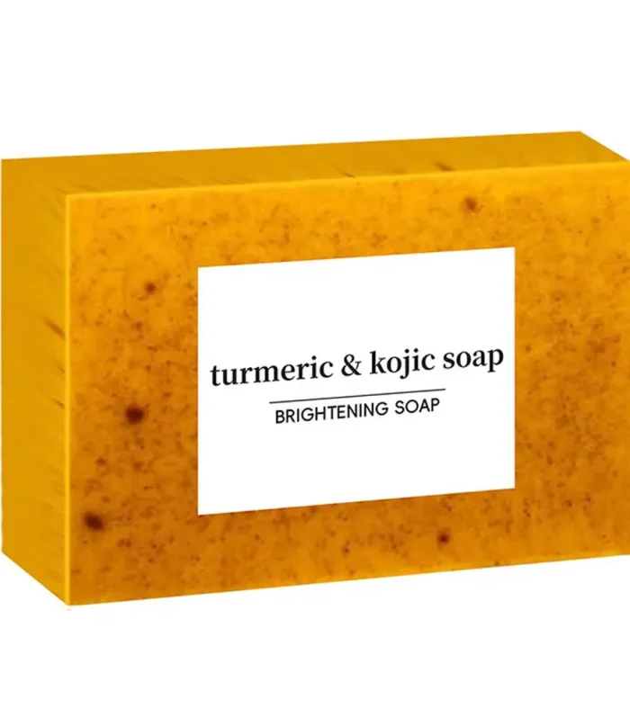 100g Turmeric Hand Made Soap, Lemon Kojic Acid Soap, Shower and Facial Soap Deep Cleaning For Face Body Skin Care