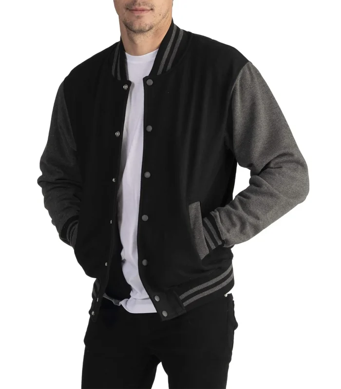 Winter Men's Sweatshirt Plus Fleece Cardigan Jacket Button Zipper Baseball Uniform Casual Jacket