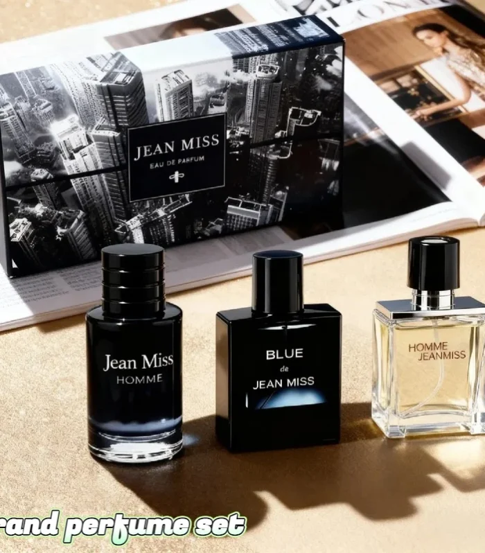 Men's Perfume Gift Box 3pcs Set 90ml, High Quality Colognes for Hombre Lasting Parfum Scent Fascination for Man Masculinos Heren