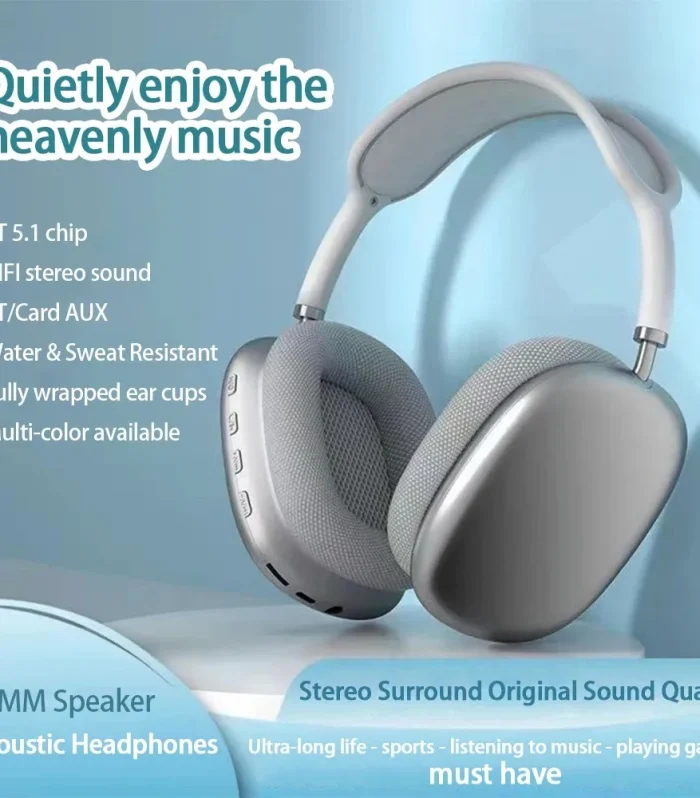 Wireless Bluetooth P9 Headset Outdoor Sports Gaming Wireless Headphones with Mic Noise Cancelling Earbuds Bluetooth Earphones