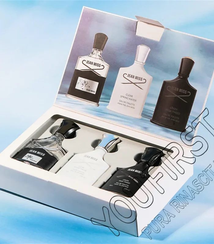 Fresh Natural 90ml Perfume Men Gift Box 3pcs Set Lasting Cologne Scent Perfumy Męskie Charming Man Perfumes Hombres Originales