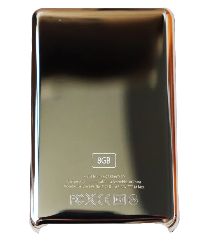Metal back rear housing case cover replacement for iPod nano 3rd gen 4gb 8gb with brand logo