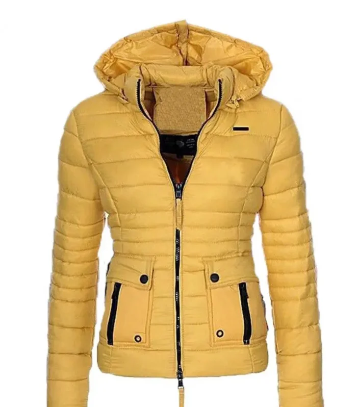 2023 Cotton Padded Parka Women Jacket Winter Jacket Long Warm Parkas Hooded Autumn Winter Thickened Slim Fit Outwear Short Coat