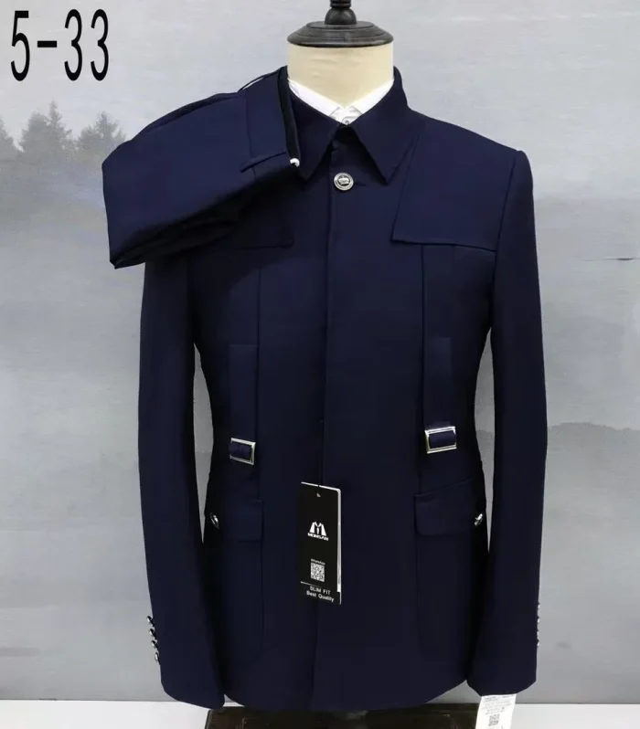 Fashion Men Slim Fit Suit Sets Wedding Banquet Groomsman Elegant Blazer Pants Two Pieces Evening Dinner Male Formal Tuxedos