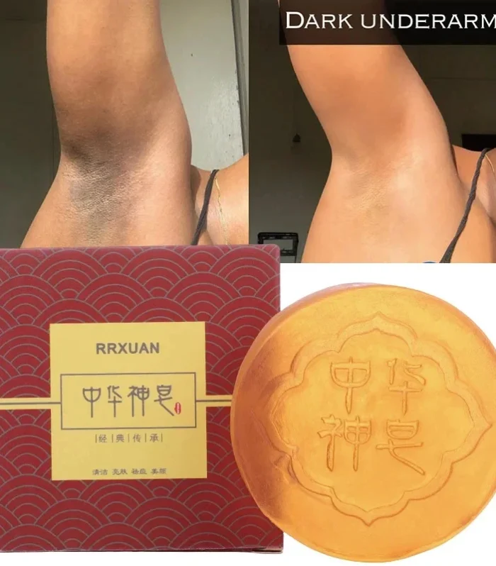 Body Whitening Soap Deep Clean Skin Reduces Dark Spots Armpit Underarm Knees Bleaching Body Brighten Skin Care Products New