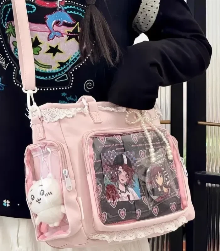 Ballet Girl Large Appetite Itabag Japanese Two-Dimension Single Shoulder Crossbody Bag Gift For Friends Women'S Handbag