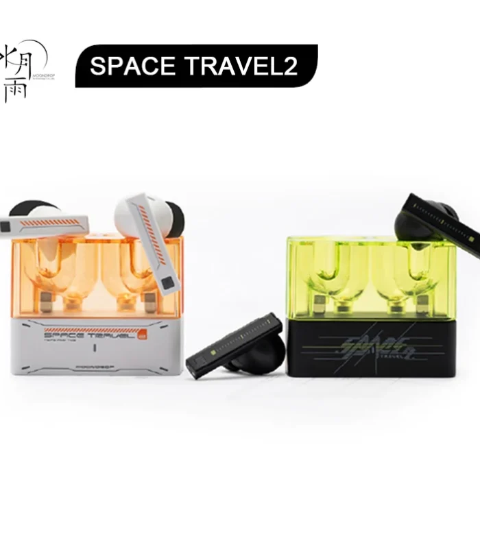 MOONDROP Space Travel 2 HiFi Noise-Canceling TWS wiress earphone Bluetooth 6.0 ANC Low-latency Game Mode SBC/AAC