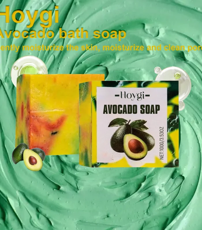 Hoygi Avocado Bath Soap Gentle Moisturizing Winter Skin Care Fresh Oil Control