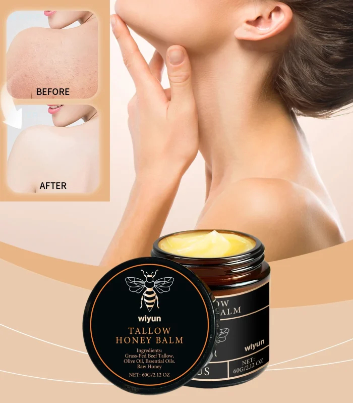 Tallow Honey Cream Glow Hydrating Skin Improve Elasticity Soft Bleaching Improve Dullness Firming Face Body Moisturizer Lotion