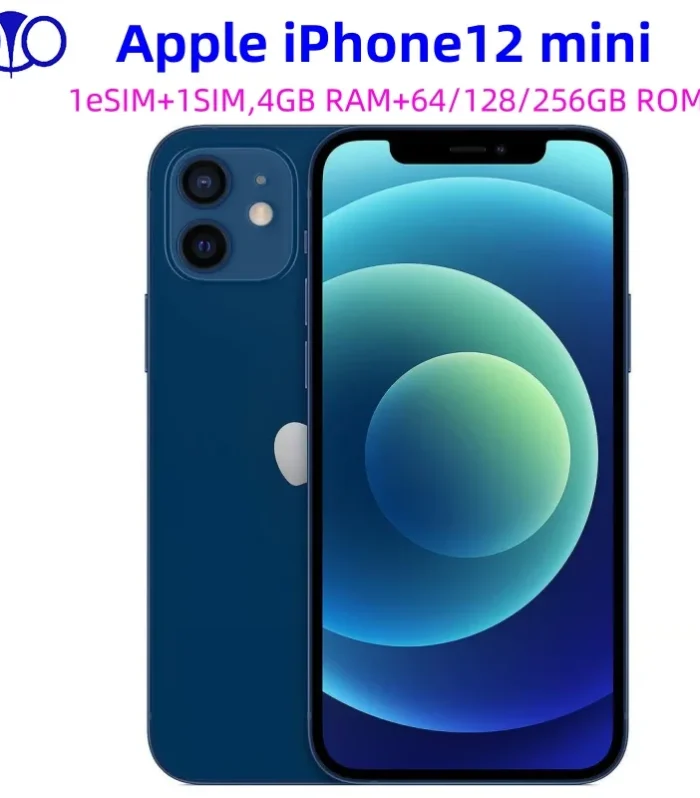 Unlocked Original 97% New Apple iPhone 12 mini 4GB RAM 64/128/256GB ROM IOS A14 Bionic 5.4'' Dual 5G Cell phone