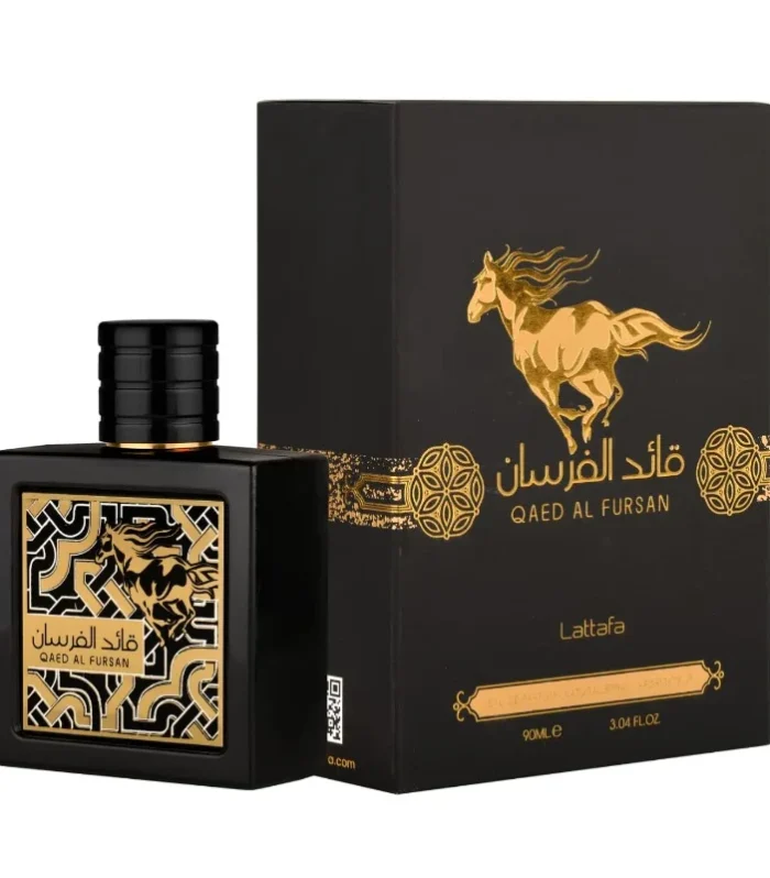 Lattafa Qaed Al Fursan for Men Eau de Parfum Spray, 3.04 Ounce