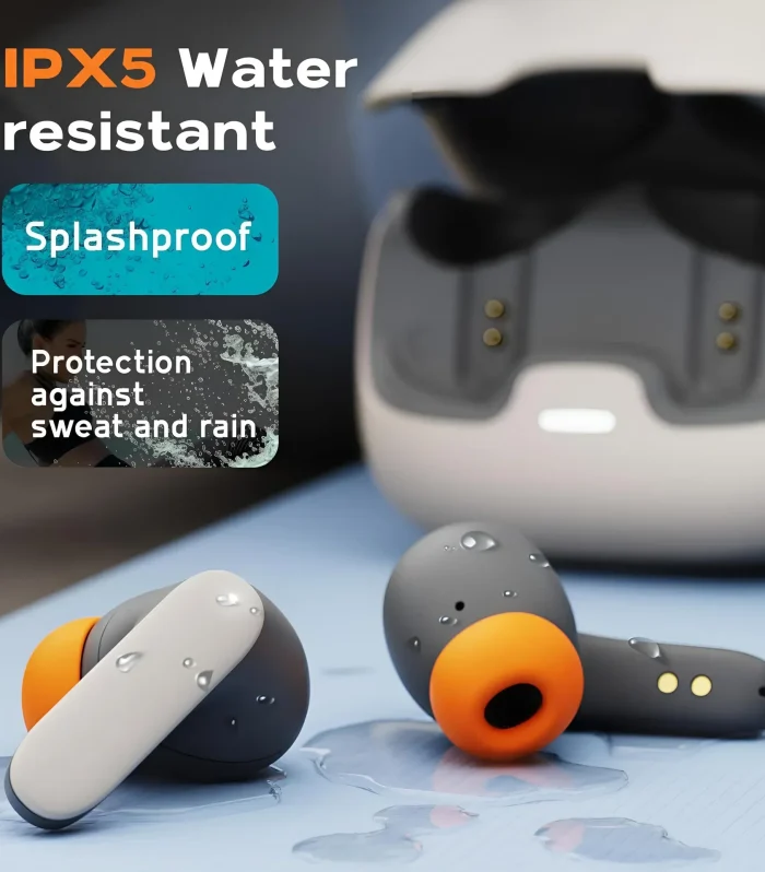 5.4 Bluetooth TWS Wireless Bluetooth Earphones Ultra-low Latency Dual Microphone ENC Noise Cancelling in Ear Bluetooth Earphones