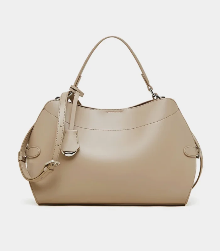 Hifashion Cowhide Genuine Leather Tote Handbags For Women 2025 Luxury Designer Crescent Office Ladies Shoulder Crossbody Bags