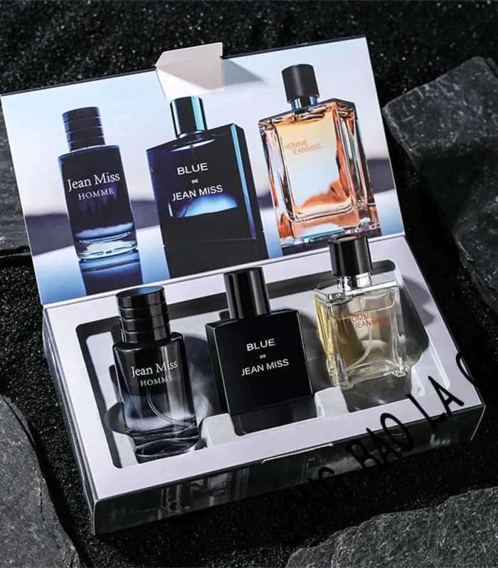High Quality 90ml Men Perfume Gift Box 3pcs Set Colognes Fascination Man Profumo Uomo Lasting Attracting Women Parfums Homme