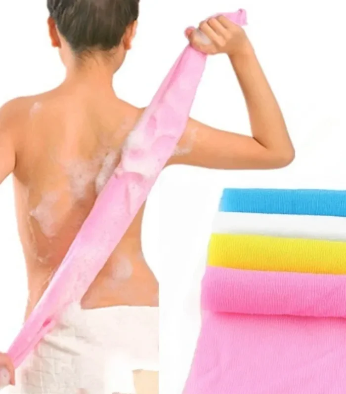 Beauty Skin Exfoliating Cloth Washcloth Japanese Body Wash Towel Nylon Bath Towel Skin Polishing Towel Body Back Scrubber Tool