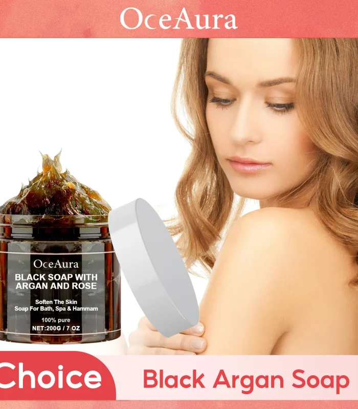 Black Cleansing Soap Deep Exfoliating Moisturizing Soft Skin Darkness Remover Oil Control Reduce Acne Brighten Body Scrub Cream