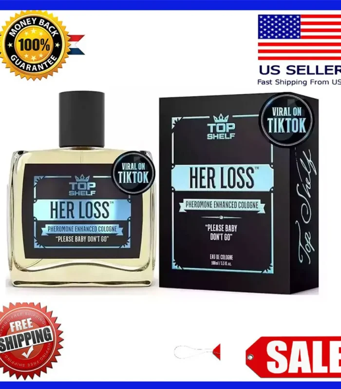 Her Loss - Pheromone Cologne for Men | Attraction & Confidence | Men’s 50ml Lasting Glamour Awaken Scent Eau De Toilette