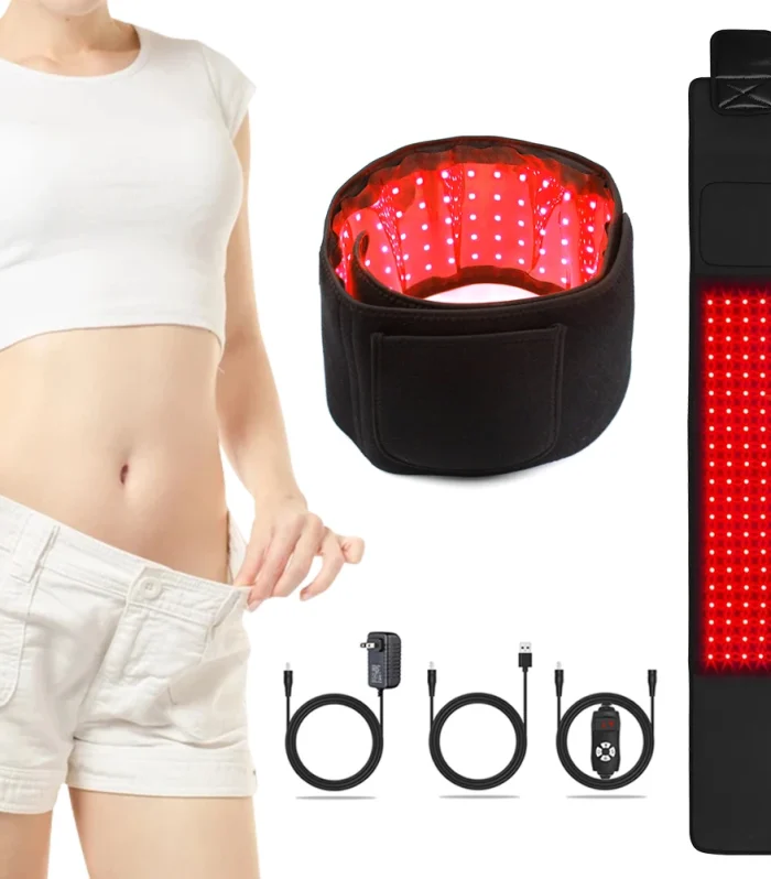 Red Light Therapy Belt 660nm 850nm Near Infrared Light Therapy for Body, Relaxing Muscle, Inflammation, Improve Circulation