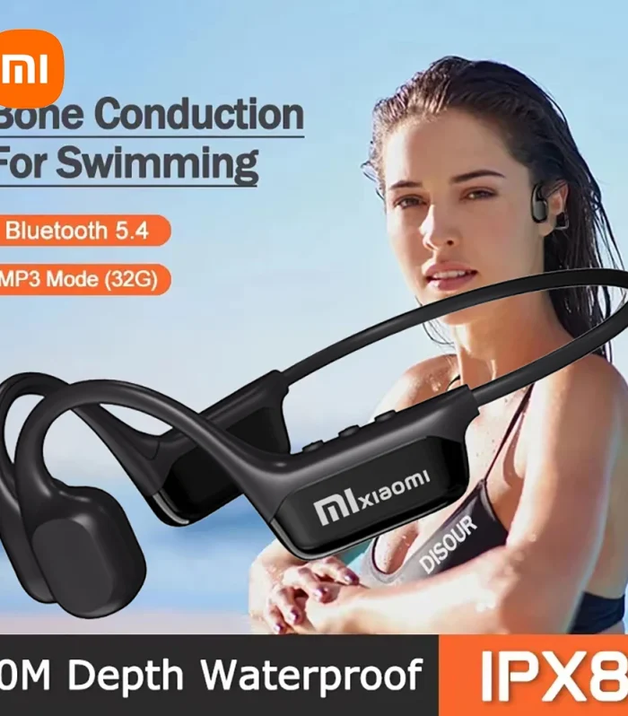 Xiaomi IPX8 Waterproof Swimming Bone Conduction Headphone Bluetooth Bass Wireless Headset MP3 Player Cycling Fitness Earphone