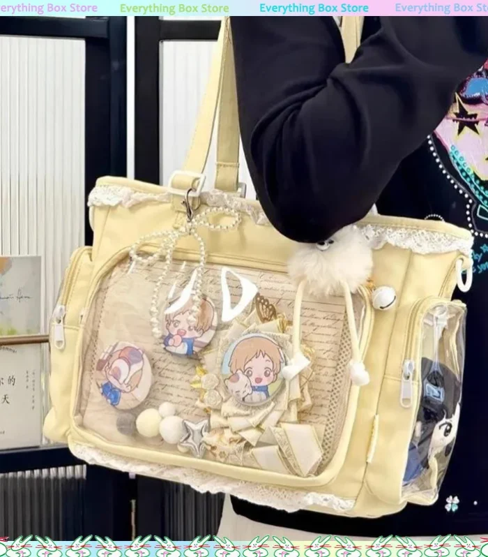 Ballet Girl Has A Large Appetite Itabag Japanese Two-Dimension Single Shoulder Cross Body Goods Bag Gift For Friends