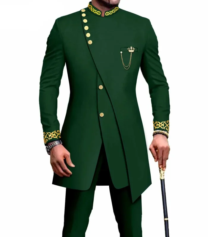 New Casual Men's Suit Slim Two-piece Set Costume Homme Suits for Costume Homme Pour Mariage Terno Masculino Completo