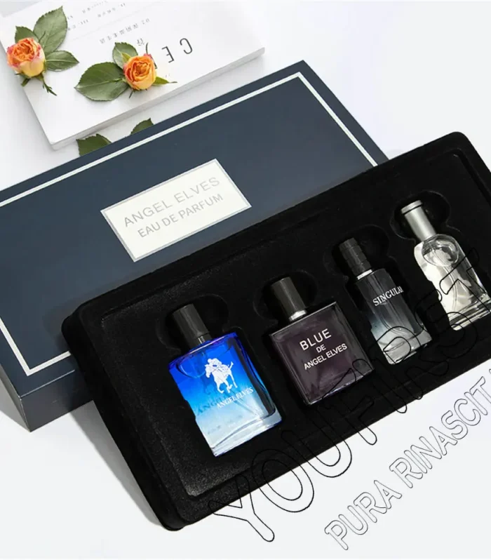 Brand Perfume Men For Date 120ml Pheromone Perfumes Masculinos Lasting Charming Man Spray Parfums Homme Gift Box 4 Pcs Set New