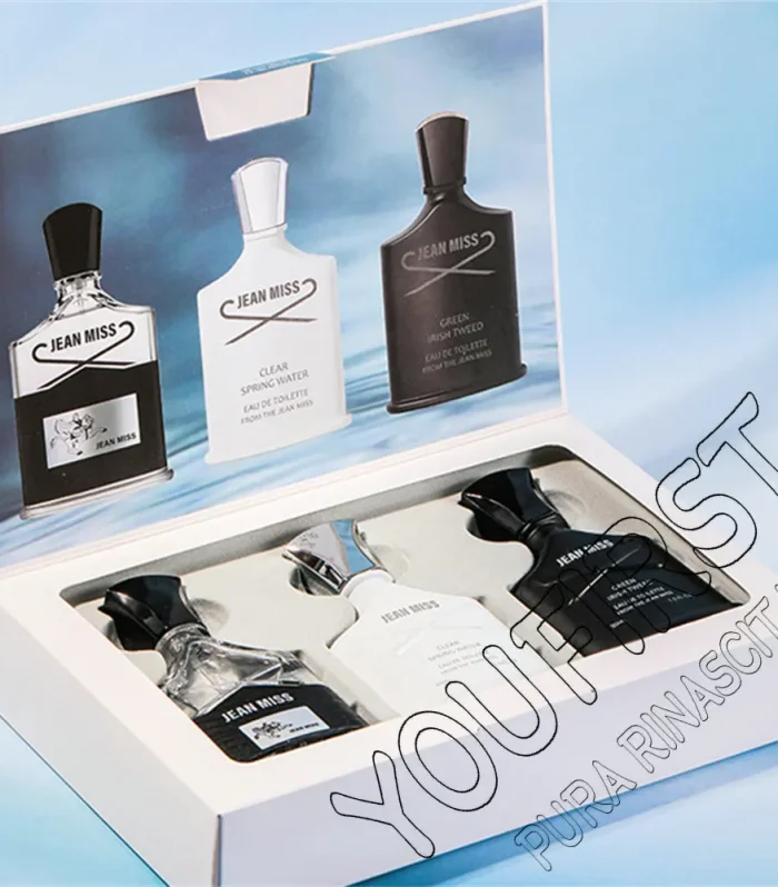 Fresh Natural 90ml Perfume Men Gift Box 3pcs Set Lasting Cologne Scent Perfumy Męskie Charming Man Perfumes Hombres Originales