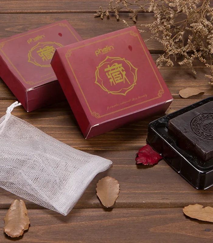 Tibetan Ancient Soap Safflower Cleansing Handmade Soap Face Clean Anti-Acne Remove Blackheads Hand Soap Ginseng Soap Herbal Soap