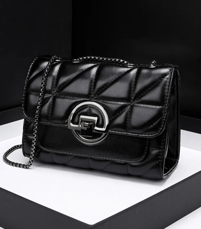 New autumn and winter style fashionable and versatile mini plaid crossbody bag, classic flip shoulder bag