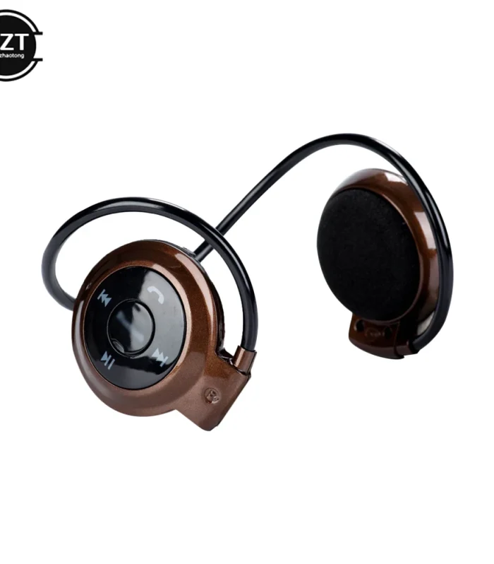 Sport Wireless Bluetooth-compatib Headphones Stereo Earphones Mp3 Music Player Headset Earpiece Micro SD Card Slot Handsfree Mic