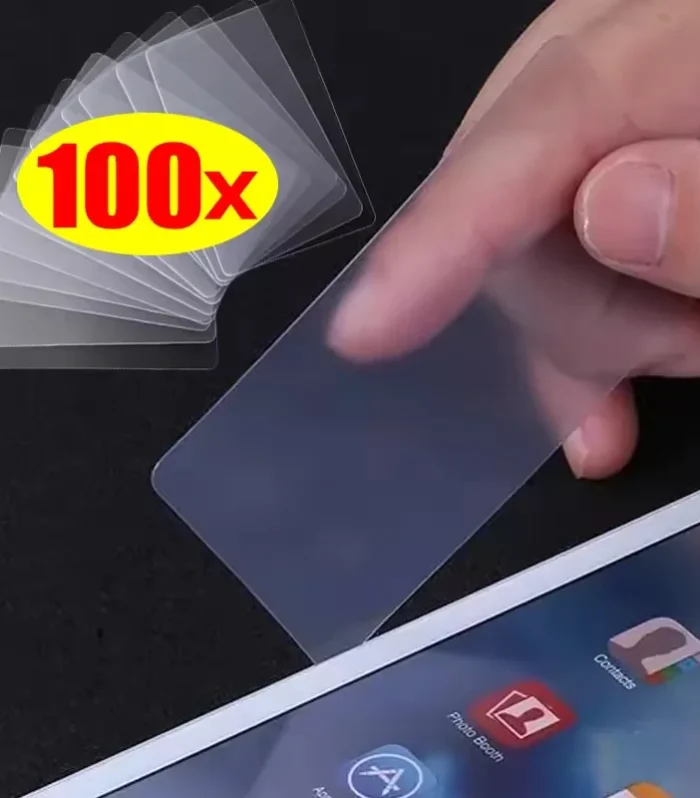 1-100Pcs Phone Screen Pry Tools Kit Matte Clear Mobile Phone LCD Screen Opening Cards Repair Disassembly Cellphone Prying Tool