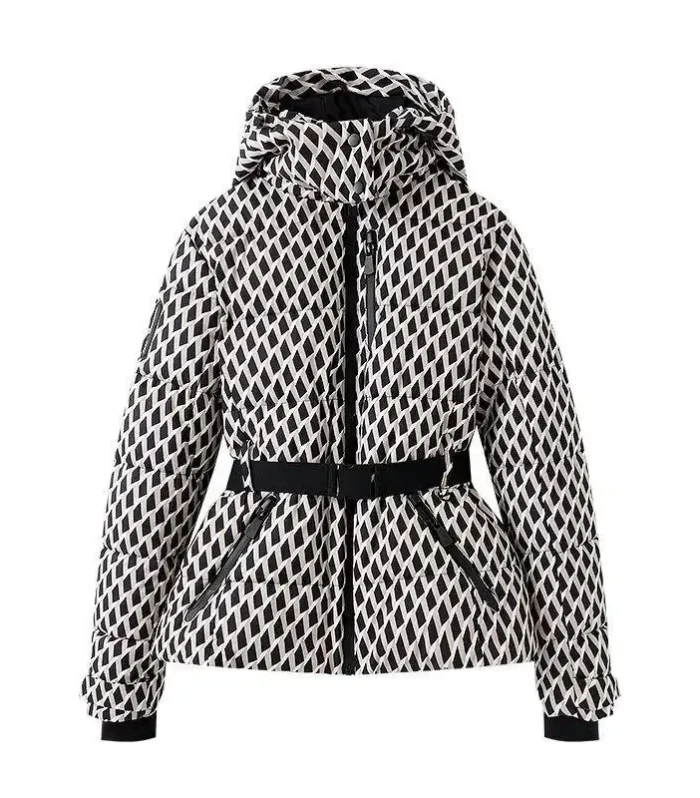 Fashion Simple and Versatile Waist Hooded Cotton Jacket Winter New Women's Cotton Padded Parka Women Stylish