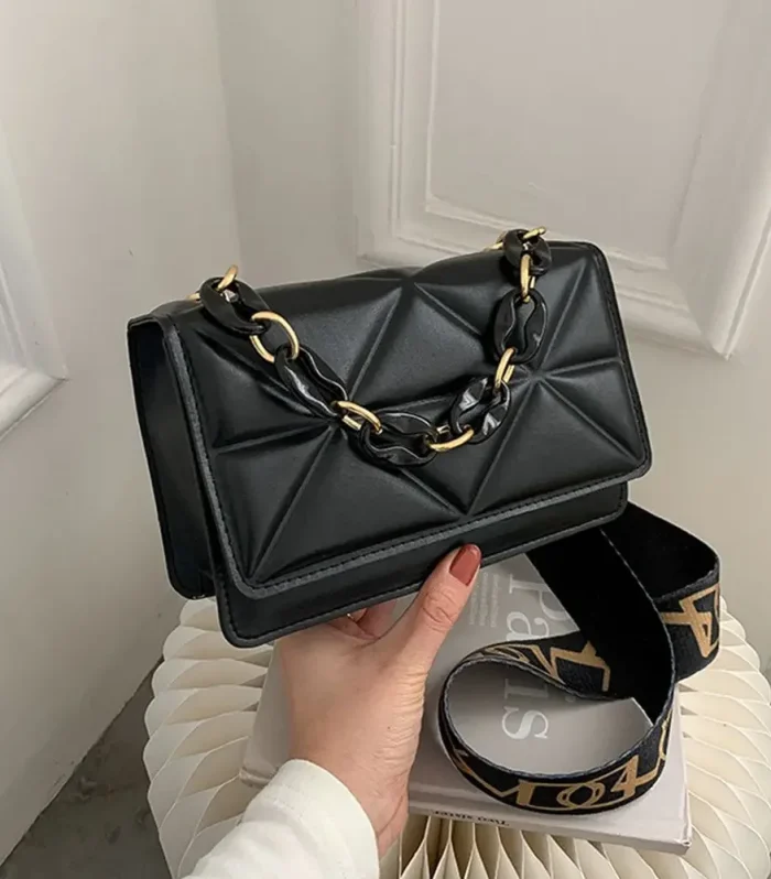 Fashion Women Shoulder Bag Handbags PU Leather Flap Bag Female Large Capacity Casual Crossobdy Clutch