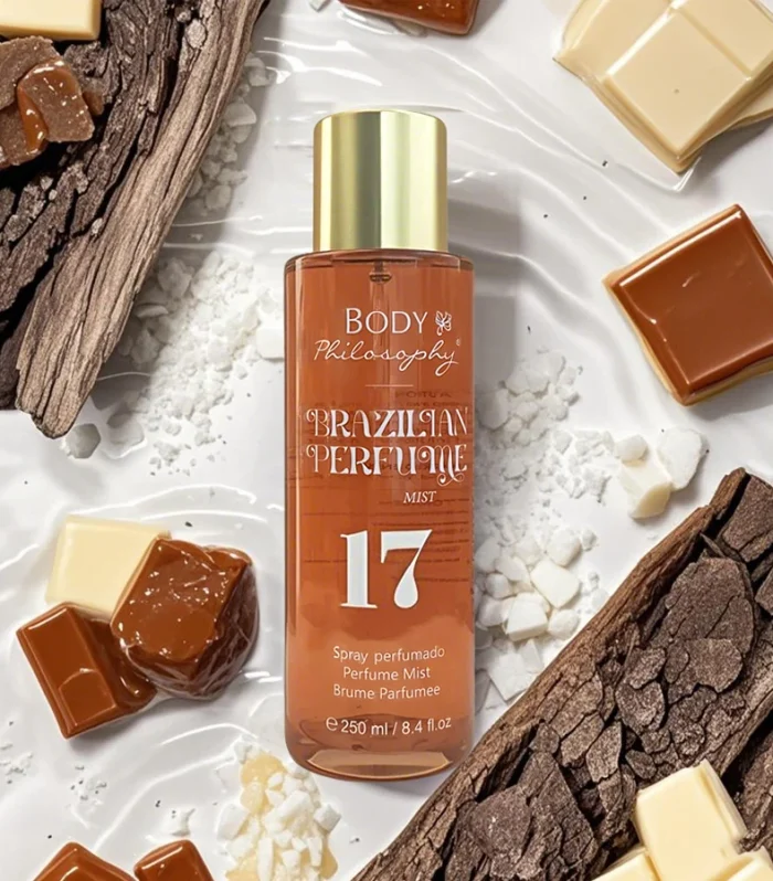 Women's Brazilian Perfume, 250ml Body & Hair Mist, Vanilla Uplifting Fragrance, Long Lasting Floral Fruity Gourmand Scent Spray