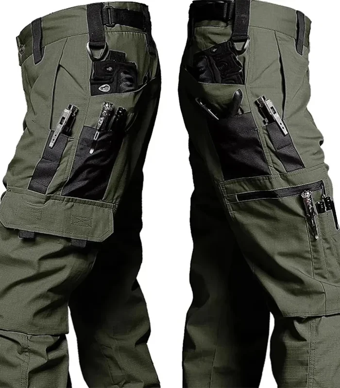 New Tactical Work Pants Men Outdoor Cargo Trousers Multi-pocket Waterproof Pant Autumn Spring Outdoor Workwear Hiking Trousers