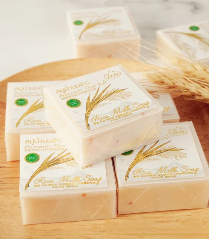 Gold JAM Rice Milk Soap 65g Original Thailand import Rice Milk Soap soap goat milk soap Handmade soap for face