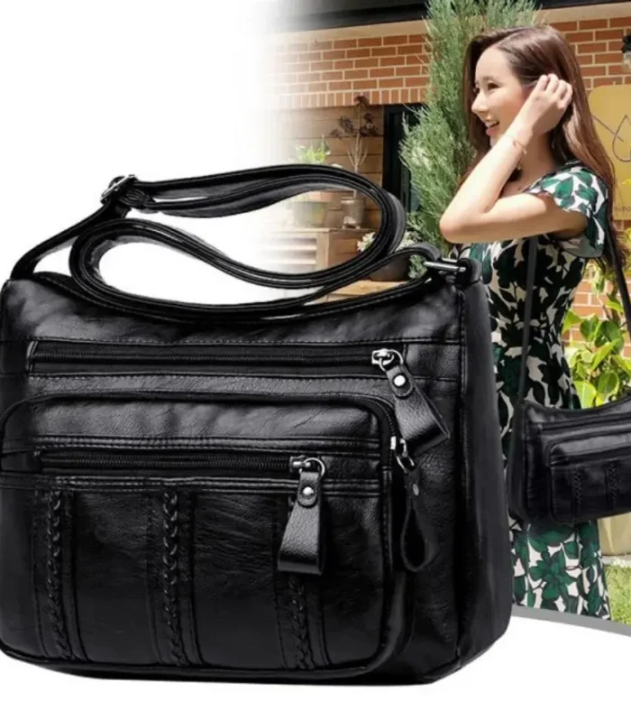 2024 New Middle-aged WOMEN'S Bag, Lightweight, Multi-layered, Large-capacity MOTHER'S Bag, Crossbody Bag, Elderly Bag, Shoulder