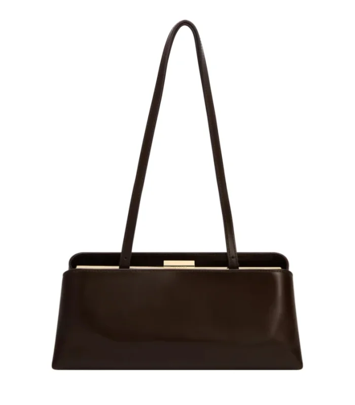 Chocolate Éclair Bag, New Luxury Designer Shoulder Handbag, Fashionable Top Handle Baguette Bag, Ladies Elegant Clip bag