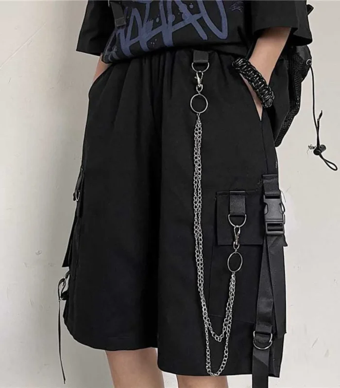 Wide Leg Shorts Men Short Oversize Vintage Men's Shorts for Summer Clothing Mens Sports Bermuda Running Workout Cargo Pants