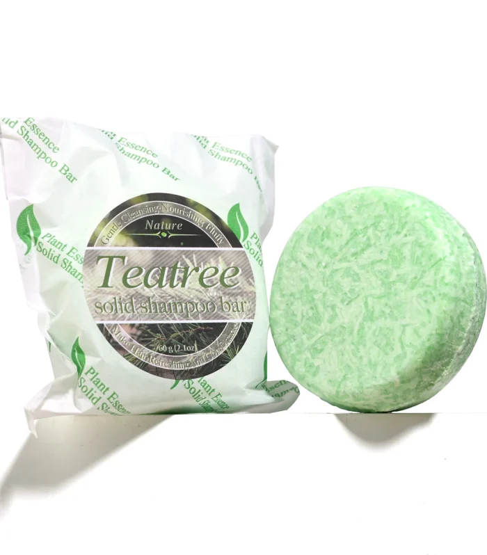 Tea Tree Essential Oil Shampoo Soap For Deep Cleaning And Hair Care Silicone Free And Residue Free Handmade Essential Oil Soap