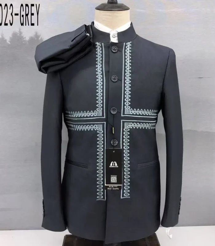 2025 New Fashion Suit Sets For Men Evening Proom Elegant Outfits Birthday Banquet Male High Quality Blazer Pants 2 Pieces